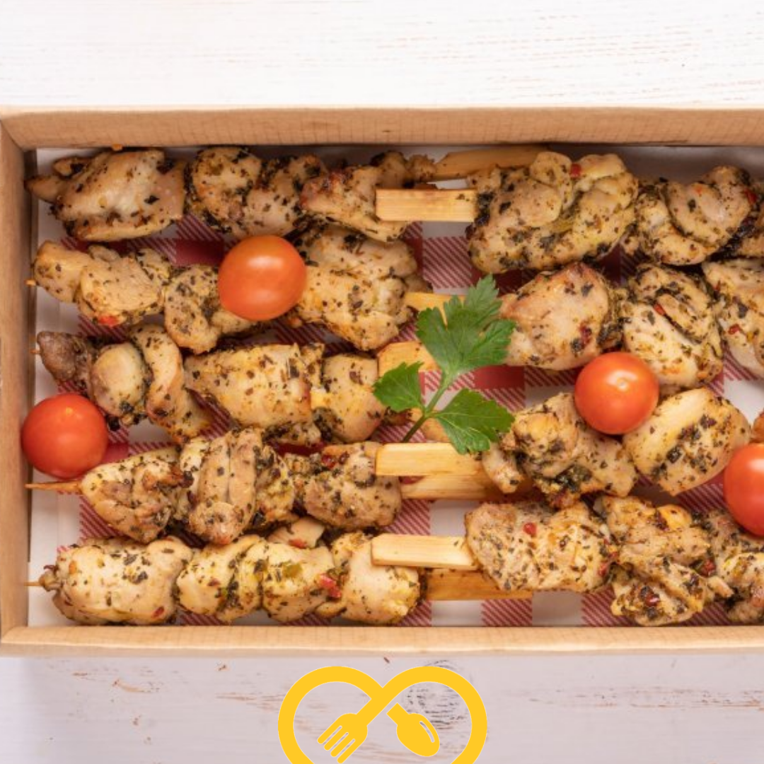 Mini Brochette de poulet mariné | à l'unité