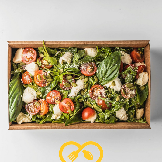 Salade de Bocconcini, aux tomates et au pesto vert | Tailles S / M / L / XL