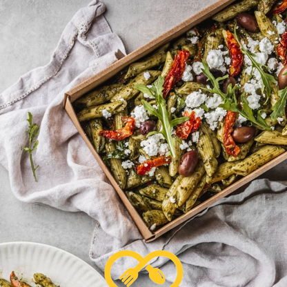 Salade végétarienne aux penne et pesto | Tailles S / M / L / XL