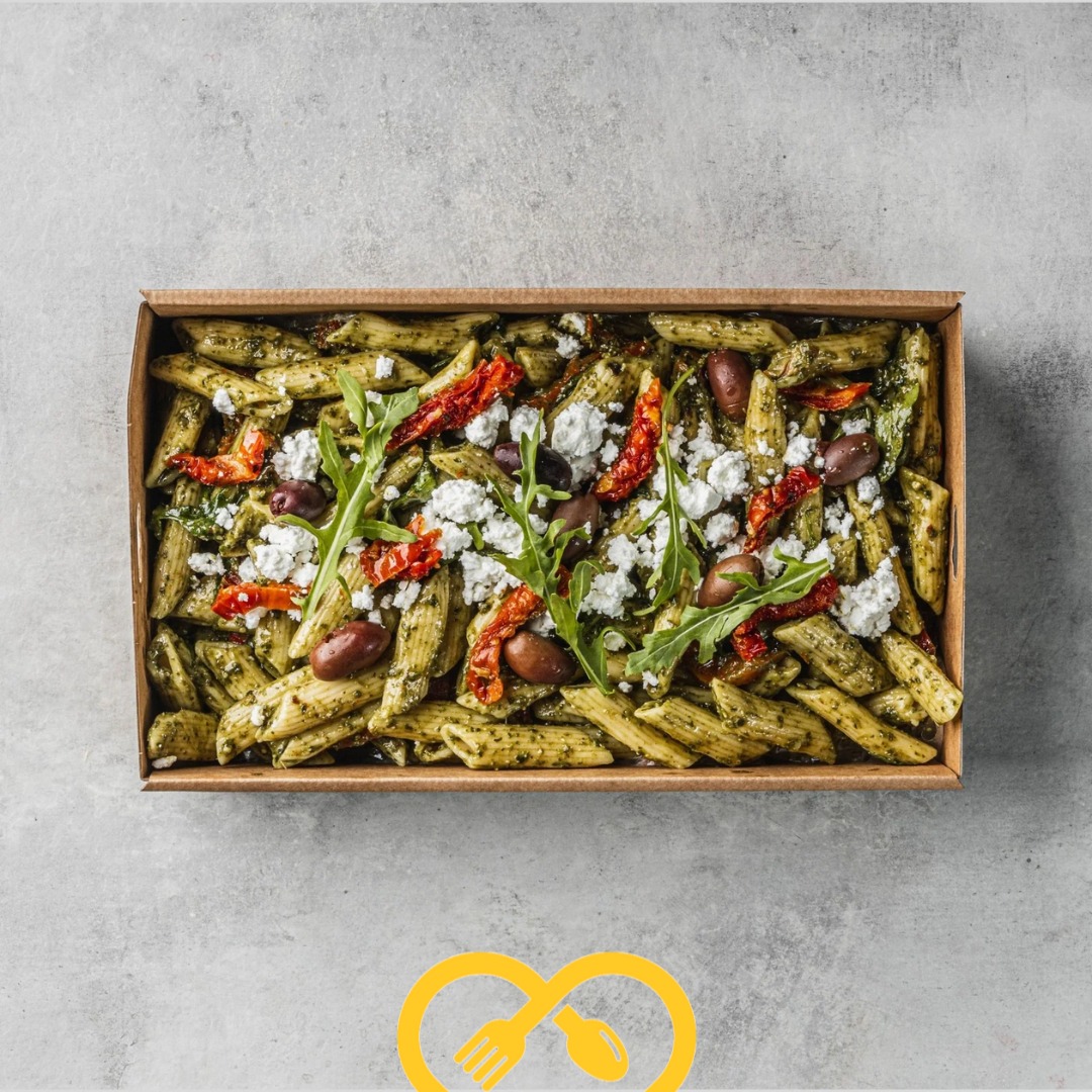 Salade végétarienne aux penne et pesto | Tailles S / M / L / XL