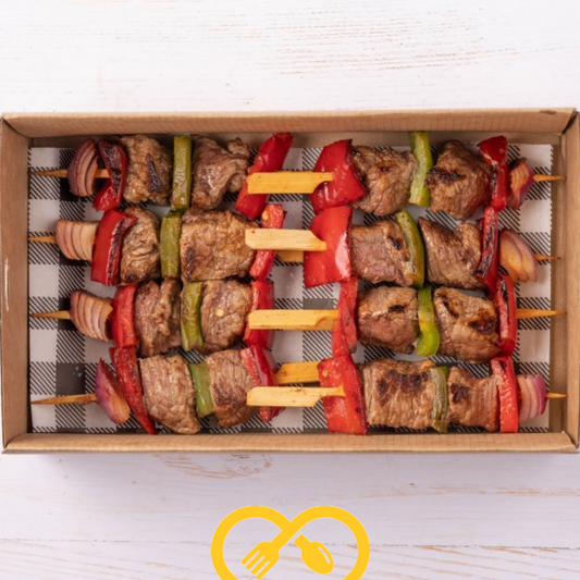 Mini Brochette de bœuf et légumes | à l'unité