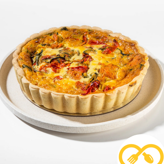 Quiche aux légumes rôtis | L