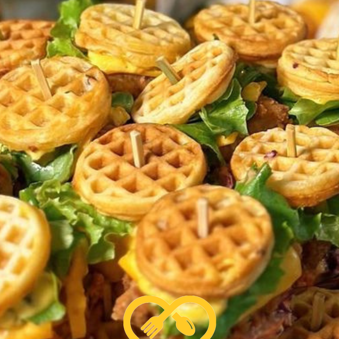 Mini waffle burger | à l'unité