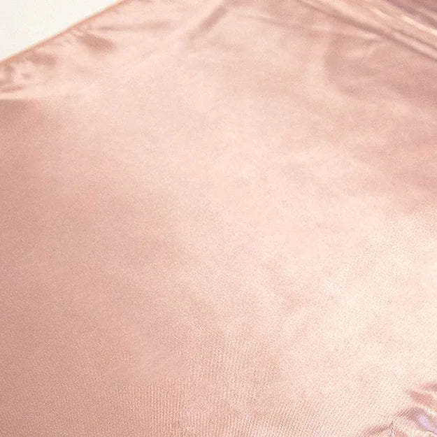 CHEMIN DE TABLE SATIN - ROSE NUDE