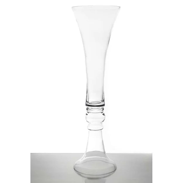 VASE CLARINET 80CM - TRANSPARENT