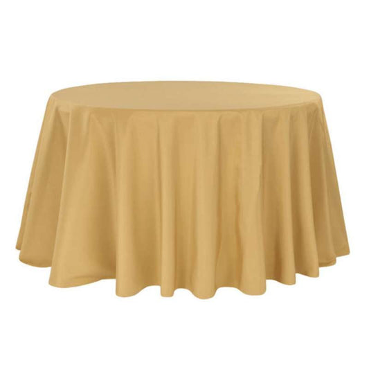 NAPPE RONDE UNIE 280CM - DORÉ