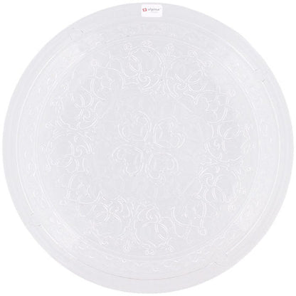 ASSIETTE PLATE 35CM - TRANSPARENTE