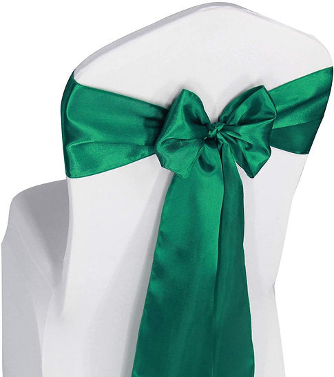 NOEUD SATIN - VERT CHASSE