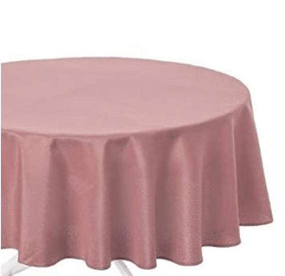 NAPPE RONDE - VIEUX ROSE 280CM