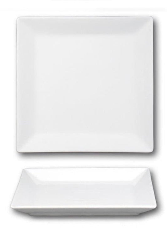 ASSIETTE CARRÉE 26 CM - BLANC