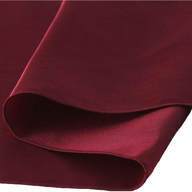 NOEUD SATIN - ROUGE BORDEAUX