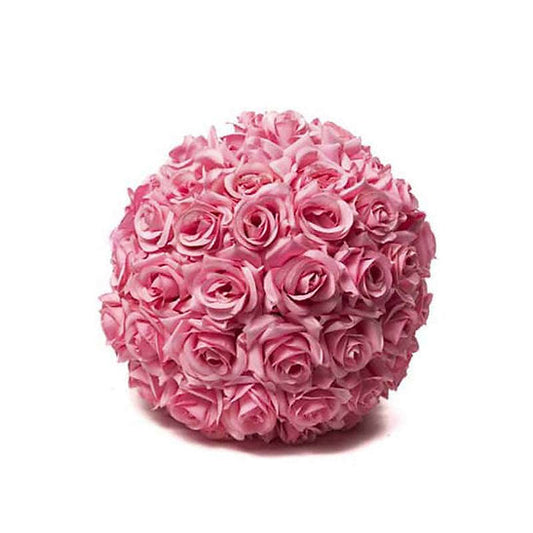 BOULE DE ROSES SÉPARABLE - ROSE 40CM