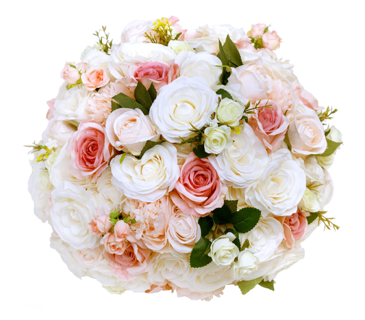 BOULE DE FLEURS ∅ 60CM MULTICOLORE ROSE